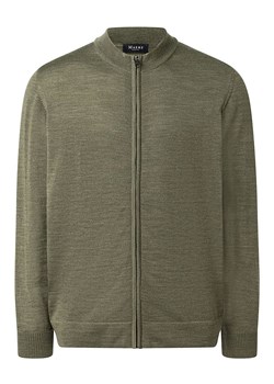 Maerz Muenchen Wełniany kardigan w kolorze khaki ze sklepu Limango Polska w kategorii Swetry męskie - zdjęcie 187701924