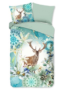 Hip Komplet pościeli satynowej &quot;Xela&quot; w kolorze zielonym ze wzorem ze sklepu Limango Polska w kategorii Pościele - zdjęcie 187702072