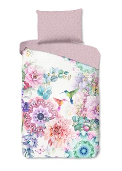 Hip Komplet pościeli satynowej &quot;Isaye&quot; w kolorze jasnoróżowym ze wzorem ze sklepu Limango Polska w kategorii Pościele - zdjęcie 187702084