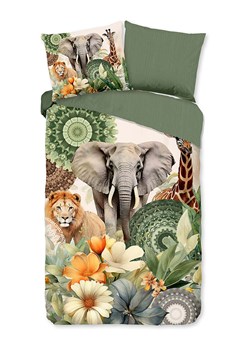 Hip Komplet pościeli satynowej &quot;Sagadar&quot; w kolorze żółto-zielonym ze sklepu Limango Polska w kategorii Pościele - zdjęcie 187702131