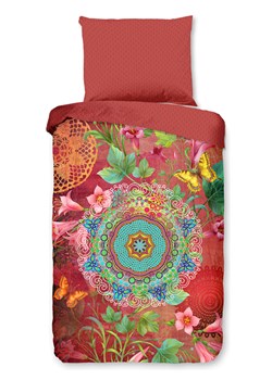 Hip Komplet pościeli satynowej &quot;Novali&quot; w kolorze czerwonym ze wzorem ze sklepu Limango Polska w kategorii Pościele - zdjęcie 187702203