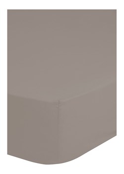 Good Morning Satynowe prześcieradło w kolorze szarobrązowym na gumce ze sklepu Limango Polska w kategorii Prześcieradła - zdjęcie 187702401