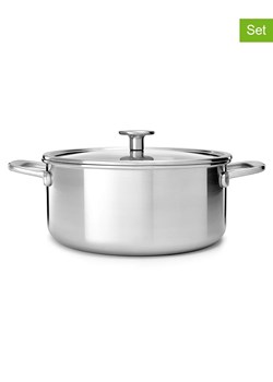 KitchenAid 2-częściowy zestaw &quot;Multi-Ply&quot; - Ø 20 cm ze sklepu Limango Polska w kategorii Garnki - zdjęcie 187702583