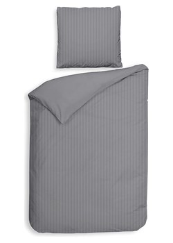 Heckett Lane Komplet pościeli satynowej &quot;Banda&quot; w kolorze szarym ze sklepu Limango Polska w kategorii Pościele - zdjęcie 187703101