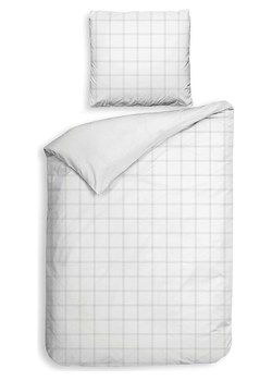 Heckett Lane Komplet pościeli satynowej &quot;Diamante&quot; w kolorze białym ze sklepu Limango Polska w kategorii Pościele - zdjęcie 187703114