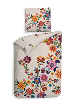 Heckett Lane Komplet pościeli satynowej &quot;Luz&quot; w kolorze beżowym ze wzorem ze sklepu Limango Polska w kategorii Pościele - zdjęcie 187703443