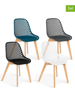 IDOMYA Factory Krzesła (4 szt.) w różnych kolorach - 46 x 86 x 56 cm ze sklepu Limango Polska w kategorii Meble - zdjęcie 187704473