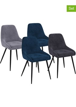 IDOMYA Factory Krzesła (4 szt.) &quot;Olivia&quot; w różnych kolorach do jadalni - 54 x 79 x 47,5 cm ze sklepu Limango Polska w kategorii Meble - zdjęcie 187704783