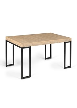 IDOMYA Factory Stół &quot;Memphis&quot; w kolorze jasnobrązowo-czarnym do jadalni - 45 x 75 x 90 cm ze sklepu Limango Polska w kategorii Stoliki kawowe - zdjęcie 187705012