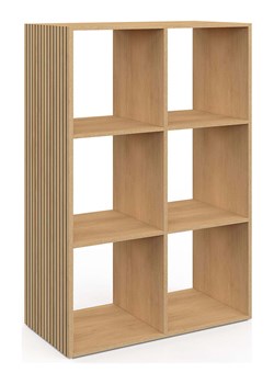 IDOMYA Essentials Regał stojący &quot;Faustine&quot; w kolorze jasnobrązowym - 88 x 60 x 30 cm ze sklepu Limango Polska w kategorii Regały i witryny - zdjęcie 187705350