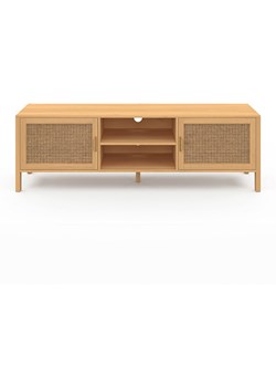 IDOMYA Factory Szafka RTV &quot;Eve&quot; w kolorze jasnobrązowym - 160 x 50 x 40 cm ze sklepu Limango Polska w kategorii Meble - zdjęcie 187705391