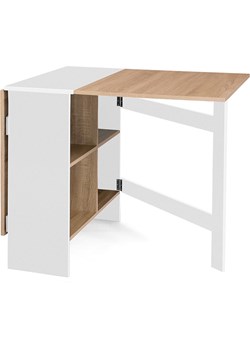 IDOMYA Factory Stół &quot;Edi&quot; w kolorze jasnobrązowo-białym do jadalni - 150 x 75 x 80 cm ze sklepu Limango Polska w kategorii Stoliki kawowe - zdjęcie 187705643