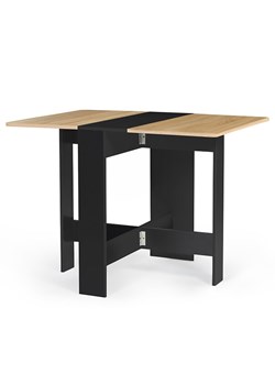 IDOMYA Factory Stół &quot;Edi&quot; w kolorze czarnym do jadalni - 103 x 75 x 76 cm ze sklepu Limango Polska w kategorii Stoliki kawowe - zdjęcie 187705673