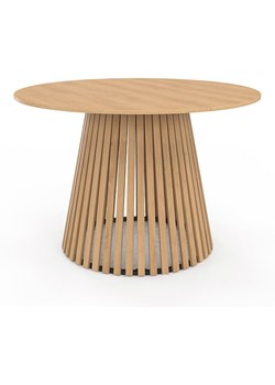 IDOMYA Essentials Stół &quot;Camélia&quot; w kolorze jasnobrązowym - 75 x Ø 110 cm ze sklepu Limango Polska w kategorii Stoliki kawowe - zdjęcie 187705770