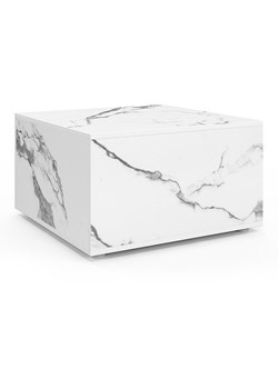 IDOMYA Factory Ława w kolorze biało-szarym - 60 x 35 x 60 cm ze sklepu Limango Polska w kategorii Stoliki kawowe - zdjęcie 187705921