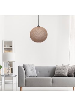 ABERTO DESIGN Lampa wisząca w kolorze jasnobrązowym - wys. 34 x Ø 38 cm ze sklepu Limango Polska w kategorii Oświetlenie - zdjęcie 187707950