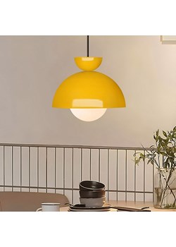ABERTO DESIGN Lampa wisząca w kolorze żółtym - wys. 15 x Ø 25 cm ze sklepu Limango Polska w kategorii Oświetlenie - zdjęcie 187707973