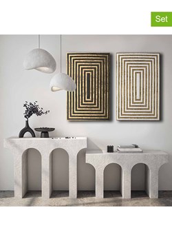 ABERTO DESIGN Druki (2 szt.) na płótnie - 45 x 70 cm ze sklepu Limango Polska w kategorii Obrazy - zdjęcie 187708021