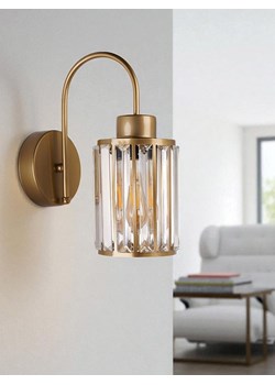 ABERTO DESIGN Lampa ścienna w kolorze złotym - wys. 30 x Ø 12 cm ze sklepu Limango Polska w kategorii Oświetlenie - zdjęcie 187708220