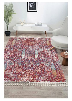 ABERTO DESIGN Dywan w kolorze czerwono-niebieskim ze sklepu Limango Polska w kategorii Dywany - zdjęcie 187708303