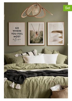 ABERTO DESIGN Druki artystyczne (3 szt.) w ramce - 33 x 48 cm ze sklepu Limango Polska w kategorii Obrazy - zdjęcie 187708321