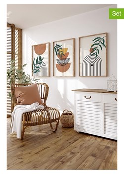 ABERTO DESIGN Druki artystyczne (3 szt.) w ramce - 33 x 48 cm ze sklepu Limango Polska w kategorii Obrazy - zdjęcie 187708391