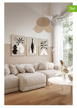 ABERTO DESIGN Druki artystyczne (3 szt.) w ramce - 33 x 48 cm ze sklepu Limango Polska w kategorii Obrazy - zdjęcie 187708394