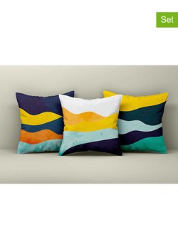 ABERTO DESIGN Poszewki (3 szt.) ze wzorem na poduszki ze sklepu Limango Polska w kategorii Poduszki dekoracyjne - zdjęcie 187708440