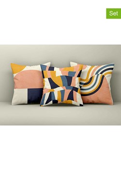 ABERTO DESIGN Poszewki (3 szt.) ze wzorem na poduszki ze sklepu Limango Polska w kategorii Poduszki dekoracyjne - zdjęcie 187708450
