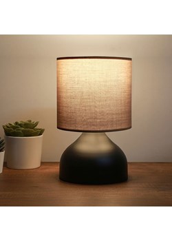 ABERTO DESIGN Lampa stołowa w kolorze czarno-brązowym - wys. 32 x Ø 18,5 cm ze sklepu Limango Polska w kategorii Oświetlenie - zdjęcie 187708514