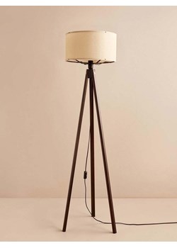 ABERTO DESIGN Lampa stojąca w kolorze kremowo-brązowym - wys. 140 cm ze sklepu Limango Polska w kategorii Oświetlenie - zdjęcie 187708533