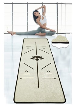 ABERTO DESIGN Dywan w kolorze beżowym do jogi ze sklepu Limango Polska w kategorii Dywany - zdjęcie 187708682