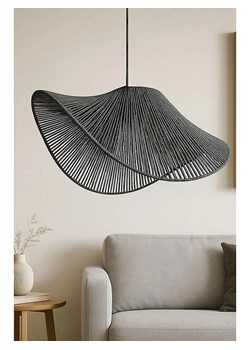 ABERTO DESIGN Lampa wisząca w kolorze szarym - wys. 53 x Ø 50 cm ze sklepu Limango Polska w kategorii Oświetlenie - zdjęcie 187708743