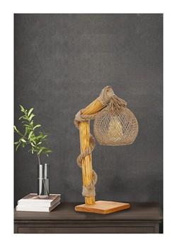 Opviq Lampa stołowa &quot;Canata&quot; w kolorze jasnobrązowym - 25 x 50 cm ze sklepu Limango Polska w kategorii Oświetlenie - zdjęcie 187708841