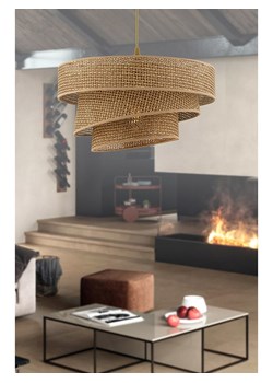 ABERTO DESIGN Lampa wisząca w kolorze złoto-beżowym - Ø 40 cm ze sklepu Limango Polska w kategorii Oświetlenie - zdjęcie 187708924