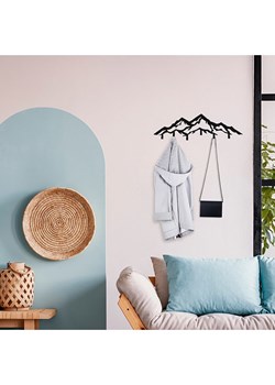 ABERTO DESIGN Wieszak w kolorze czarnym - 80 x 25 cm ze sklepu Limango Polska w kategorii Szafy - zdjęcie 187708943