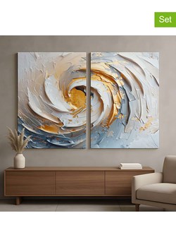 ABERTO DESIGN Druki (2 szt.) na płótnie - 80 x 120 cm ze sklepu Limango Polska w kategorii Obrazy - zdjęcie 187709000