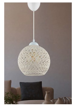ABERTO DESIGN Lampa wisząca w kolorze kremowym - wys. 20 x Ø 22 cm ze sklepu Limango Polska w kategorii Oświetlenie - zdjęcie 187709002