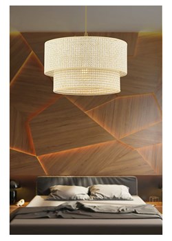 ABERTO DESIGN Lampa wisząca w kolorze złoto-kremowym - Ø 30 cm ze sklepu Limango Polska w kategorii Oświetlenie - zdjęcie 187709042