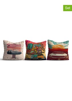 ABERTO DESIGN Poduszki (3 szt.) ze wzorem ze sklepu Limango Polska w kategorii Poduszki dekoracyjne - zdjęcie 187709251