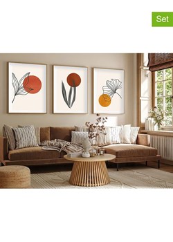 ABERTO DESIGN Druki artystyczne (3 szt.) w ramce ze sklepu Limango Polska w kategorii Obrazy - zdjęcie 187709300