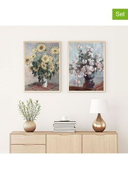 ABERTO DESIGN Druki artystyczne (2 szt.) w ramce ze sklepu Limango Polska w kategorii Obrazy - zdjęcie 187709344