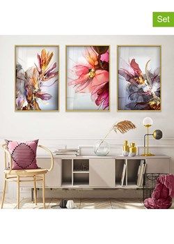 ABERTO DESIGN Druki (3 szt.) na szkle w ramce ze sklepu Limango Polska w kategorii Obrazy - zdjęcie 187709382
