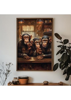 ABERTO DESIGN Druk artystyczny w drewnianej ramce - 70 x 50 cm ze sklepu Limango Polska w kategorii Obrazy - zdjęcie 187709420