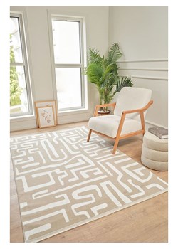 ABERTO DESIGN Dywan w kolorze beżowo-kremowym ze sklepu Limango Polska w kategorii Dywany - zdjęcie 187709691