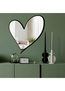 ABERTO DESIGN Lustro w kolorze czarnym - 43 x 48 cm ze sklepu Limango Polska w kategorii Lustra - zdjęcie 187709840