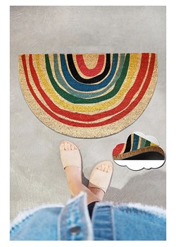 ABERTO DESIGN Wycieraczka &quot;Porque&quot; w kolorze jasnobrązowym ze wzorem ze sklepu Limango Polska w kategorii Dom - zdjęcie 187709914