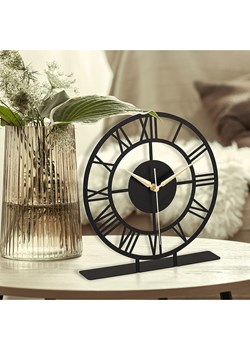 ABERTO DESIGN Zegar &quot;Roman&quot; w kolorze czarnym - Ø 25 cm ze sklepu Limango Polska w kategorii Dekoracje - zdjęcie 187709962