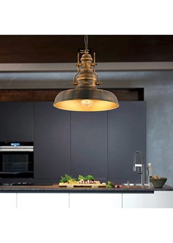 ABERTO DESIGN Lampa wisząca w kolorze brązowym - Ø 33 cm ze sklepu Limango Polska w kategorii Oświetlenie - zdjęcie 187709981