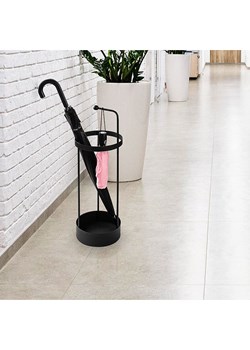 ABERTO DESIGN Stojak w kolorze czarnym na parasole - wys. 67 x Ø 22 cm ze sklepu Limango Polska w kategorii Akcesoria i przechowywanie - zdjęcie 187710053
